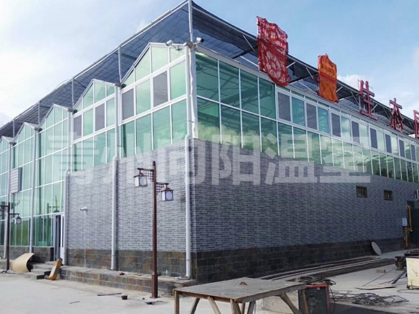 山東煙臺(tái)生態(tài)園酒店溫室